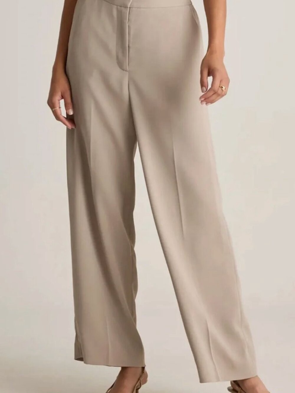 Quince Stretch Crepe Classic Trouser Pants